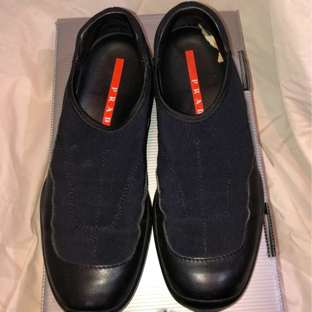 Prada slip on sneakers